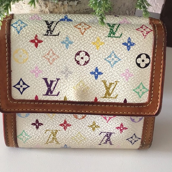 Louis Vuitton White Multicolor Wallet - Picture 8 of 13